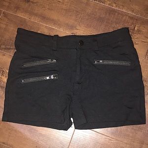 Edgy Black Shorts